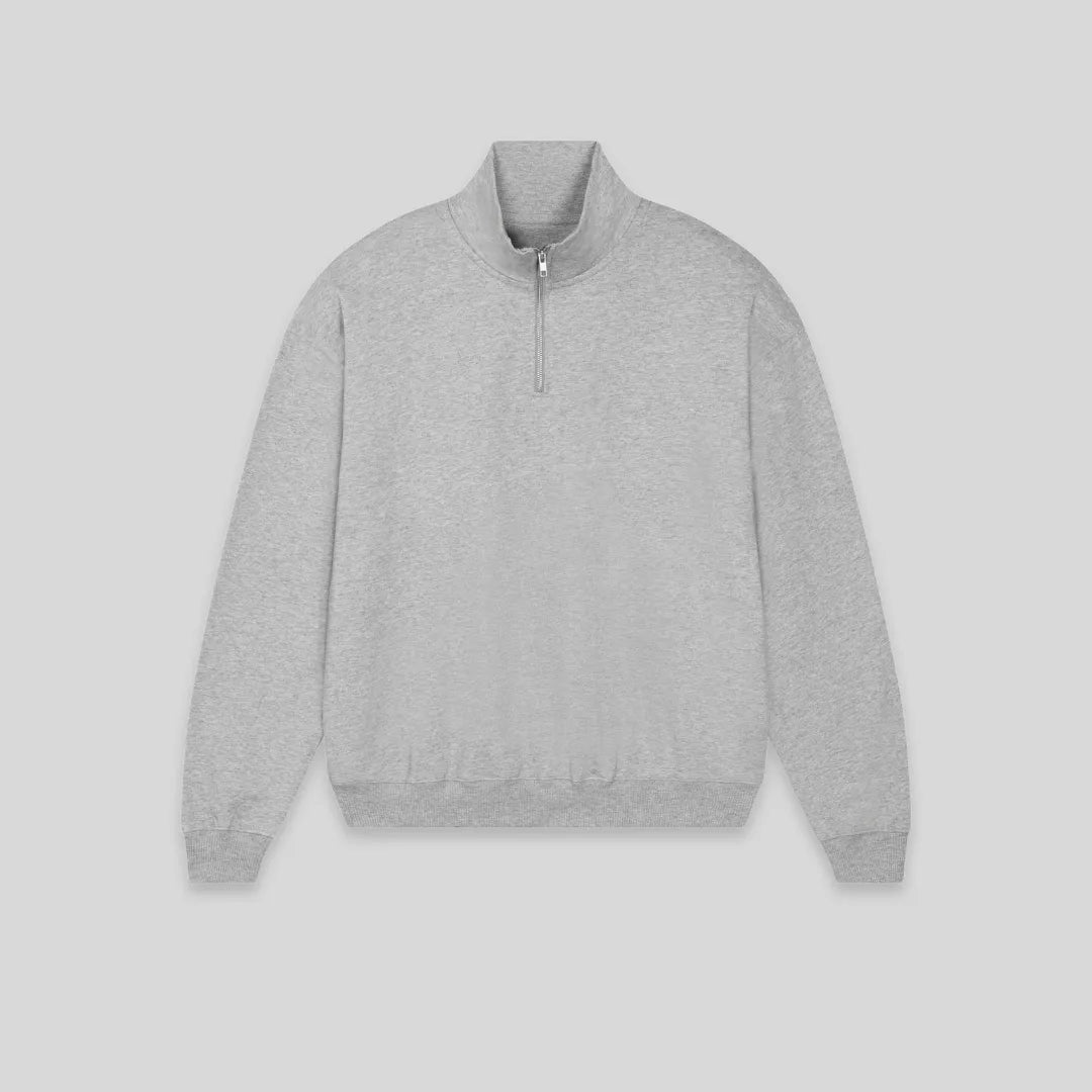 blødt. - Oversized Quarter Zip Sweatshirt