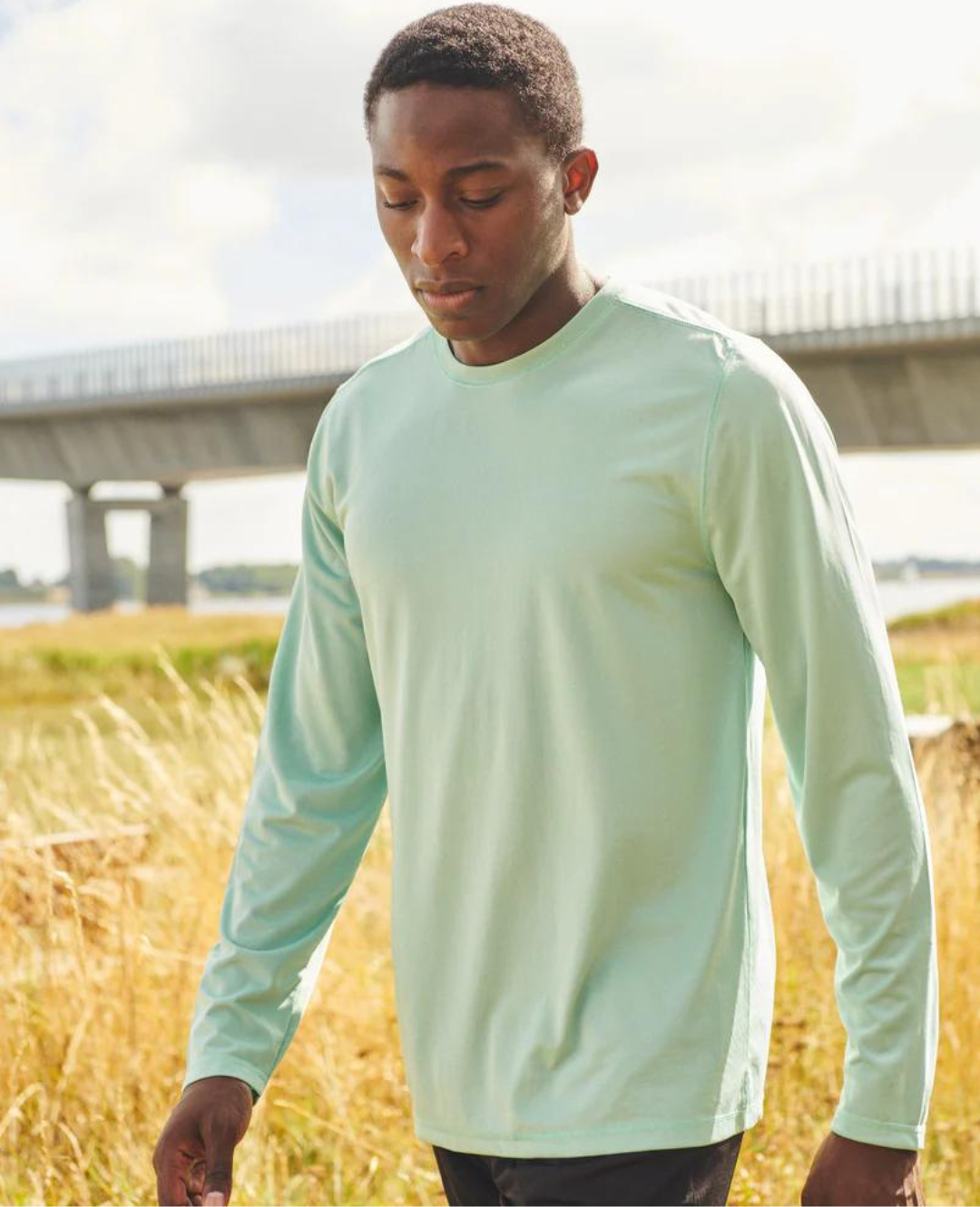 Neutral Recycled Performance Long Sleeve