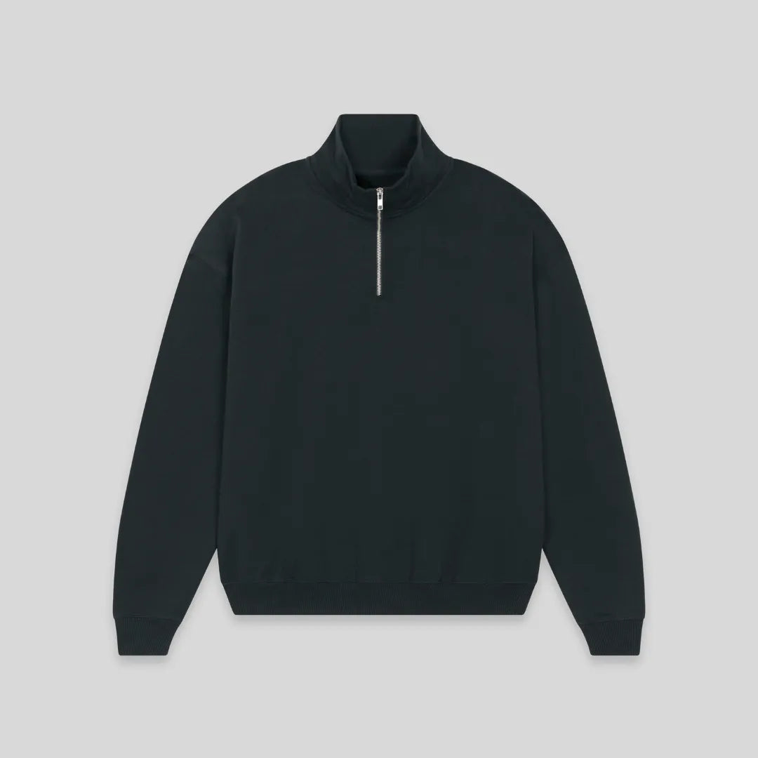 blødt. - Oversized Quarter Zip Sweatshirt